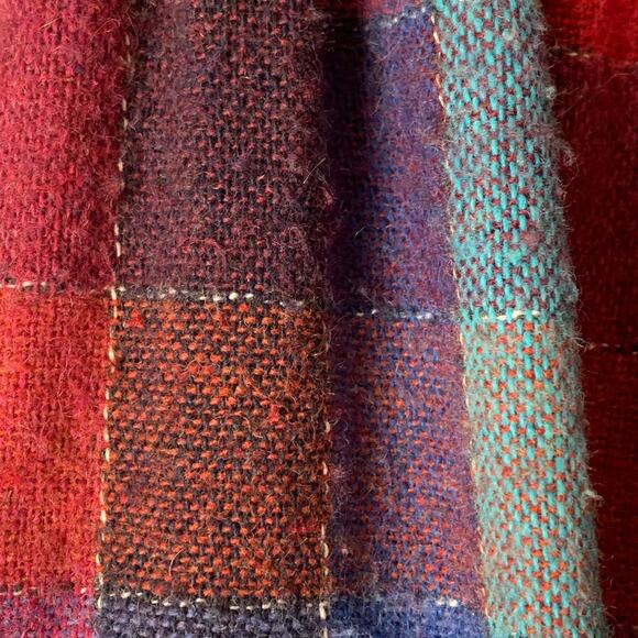 Vintage Item-Eyes Plaid Midi Skirt - Picture 9 of 14